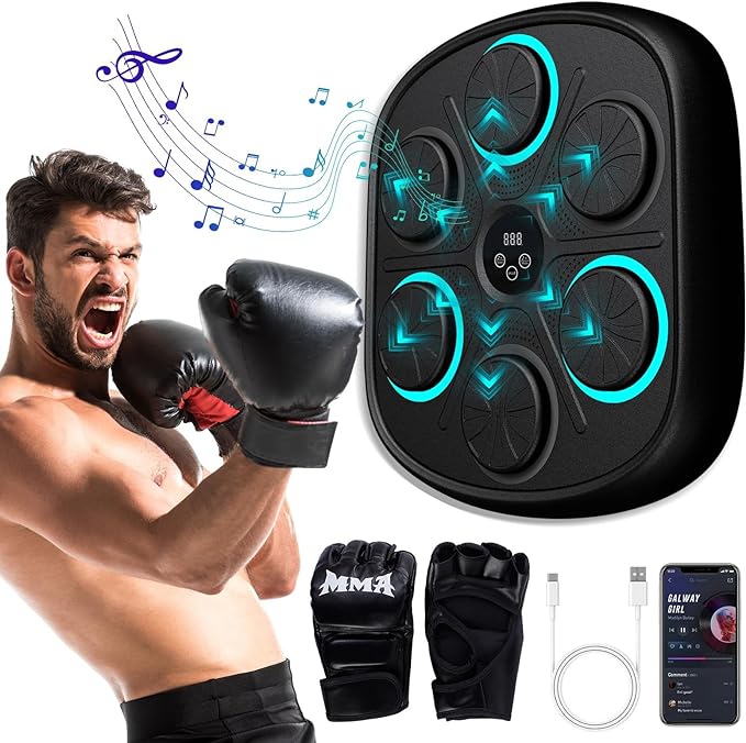 Máquina de Boxeo Inteligente con Música